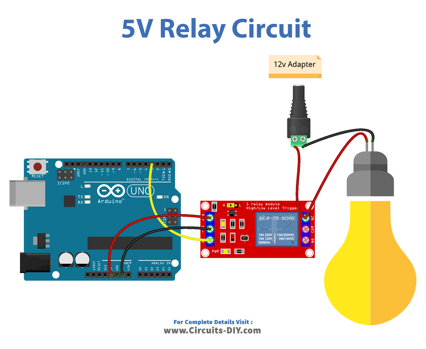 How to use a 5V Relay with Arduino