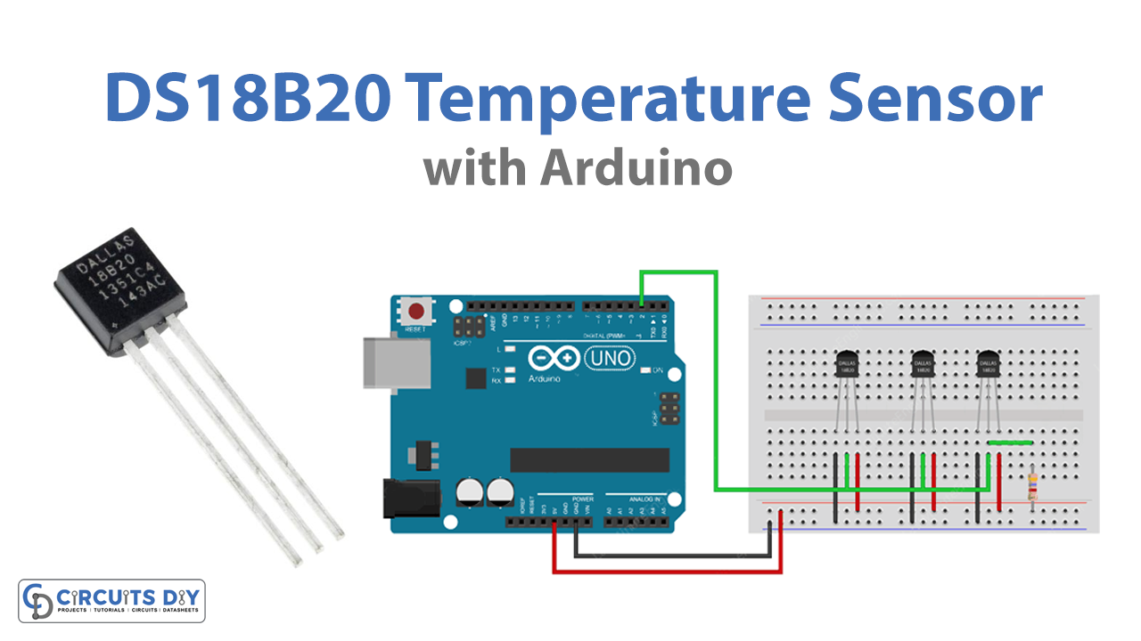 ESP32 with Multiple DS18B20 Temperature Sensors