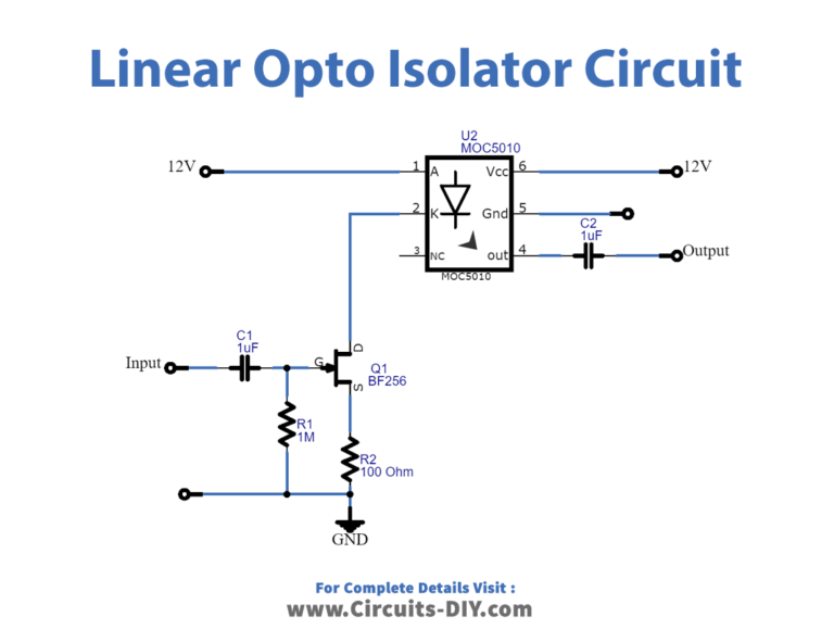 Moc5010 Linear Opto Isolator Circuit 5386