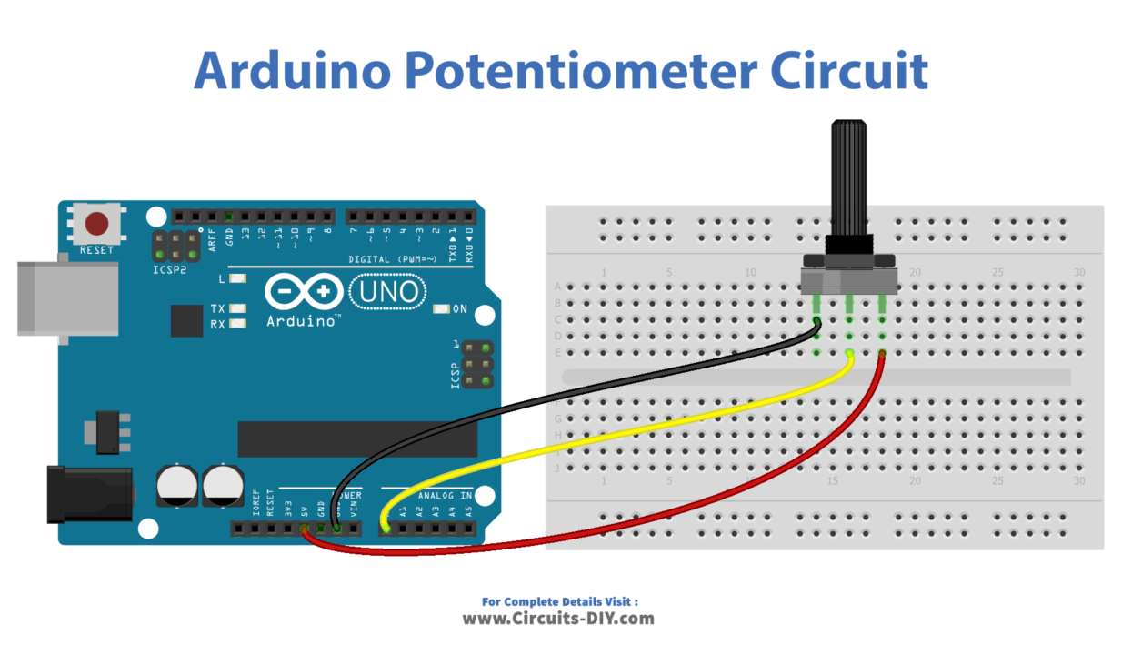 How to use a Potentiometer Arduino Tutorial