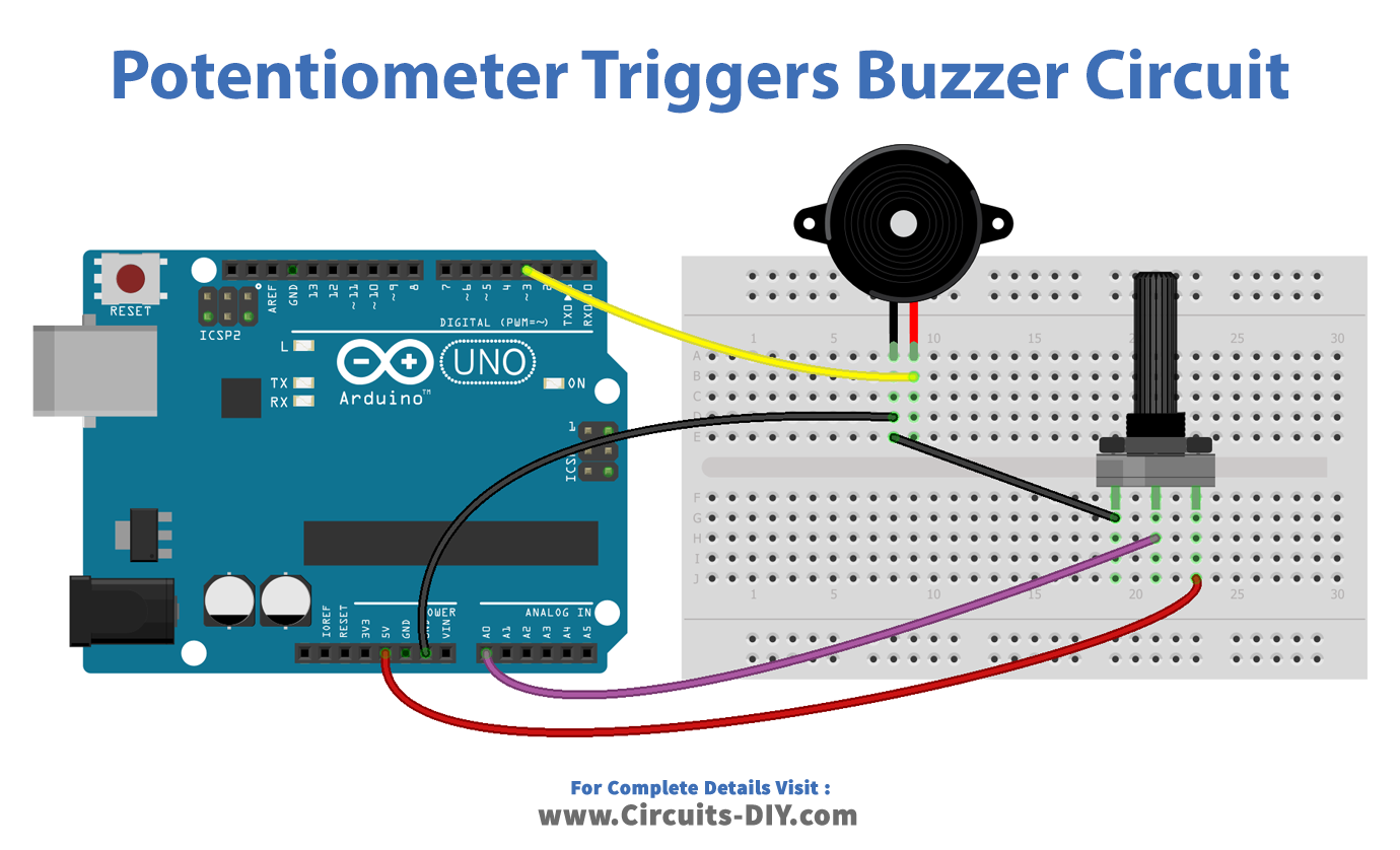 Potentiometer Triggers Piezo Buzzer Arduino Tutorial My Xxx Hot Girl 3863