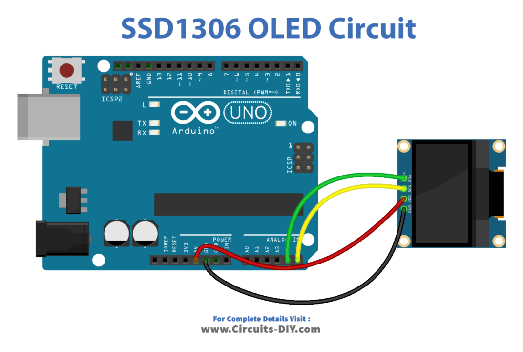 Ssd1306 I2c Oled Arduino Tutorial