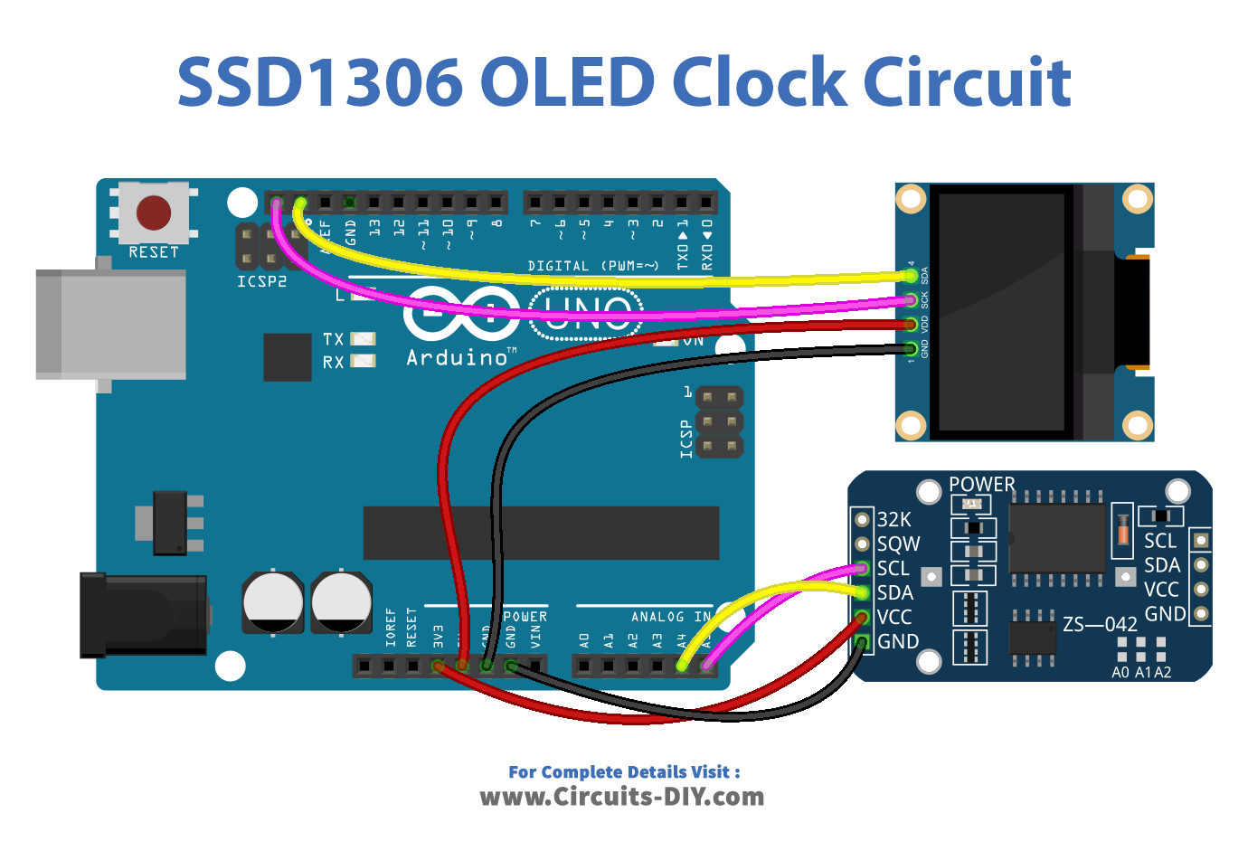 Ssd1306 Oled Clock Arduino Tutorial 2210