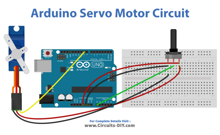 Servo Motor Controlled By Potentiometer Arduino Tutorial 2732