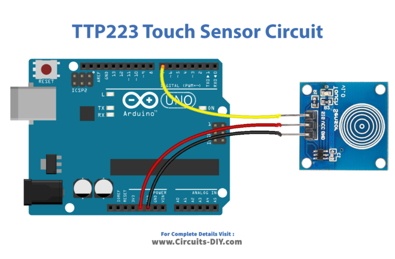 TTP223 Touch Sensor - Arduino Tutorial