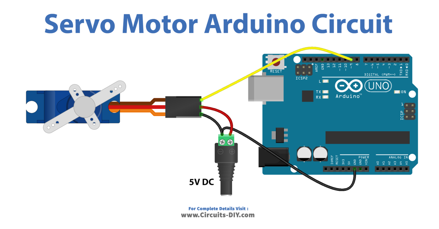 Interfacing Servo Motor with Arduino