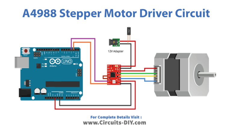 Control Stepper Motor with A4988 Driver Module & Arduino