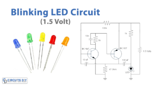 Blinking LED Circuit (1.5 Volt)