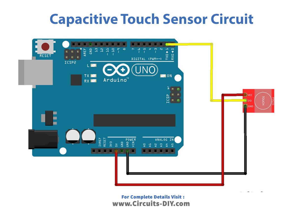 Digital Capacitive Touch Sensor Arduino Interface