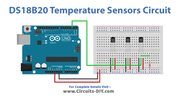 Interfacing Multiple DS18B20 Digital Temperature Sensors with Arduino