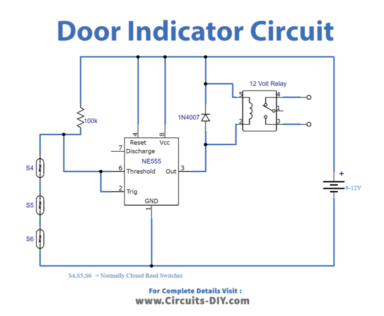 Simple Multiple Door Indicator Circuit