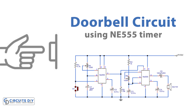 Doorbell Circuit Using Ne Timer Ic