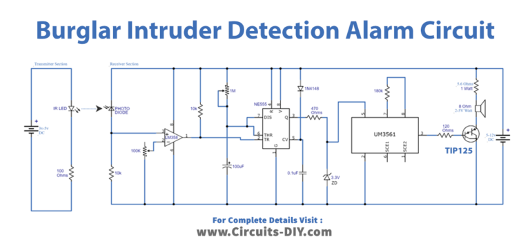 Burglar Intruder Detection Alarm using Infrared Technology