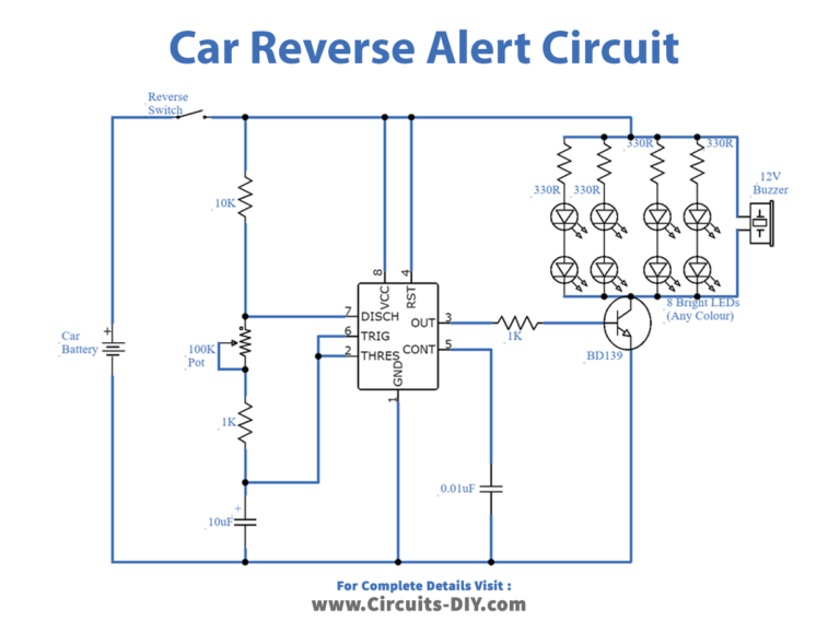 Car Reverse Alert Buzzer & Flasher