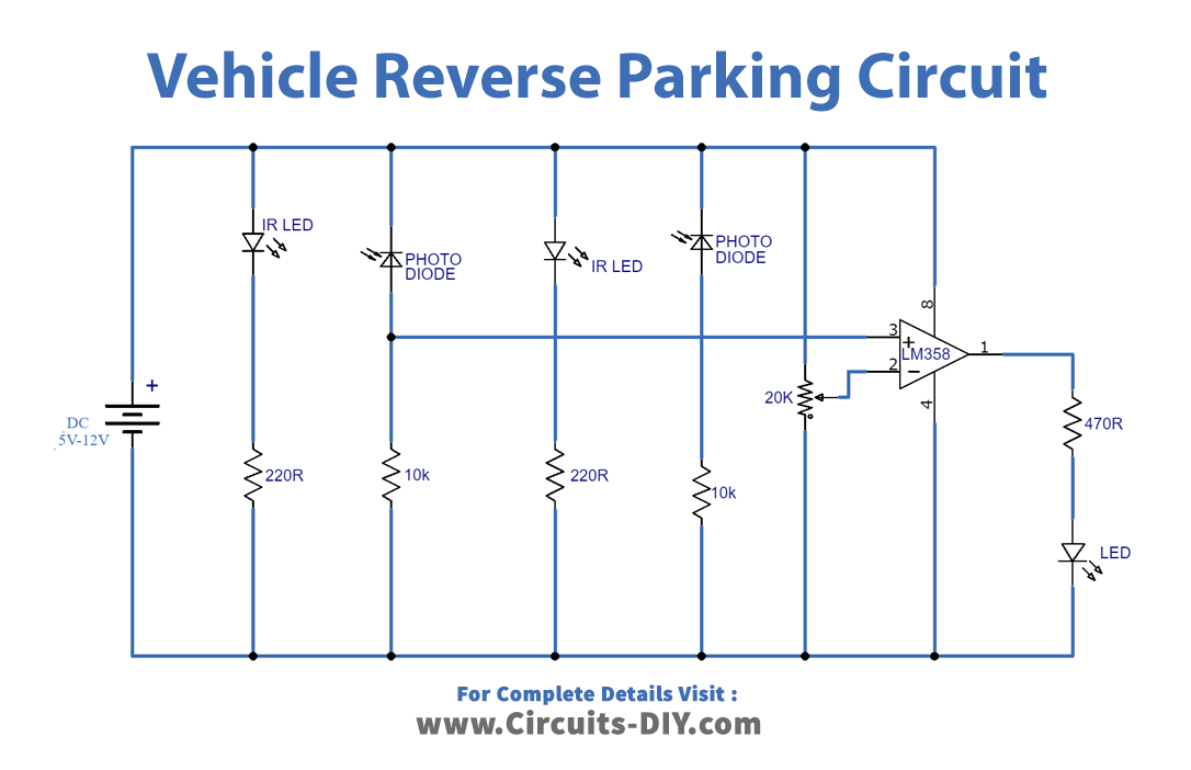 Vehicle-Reverse-Parking-Circuit