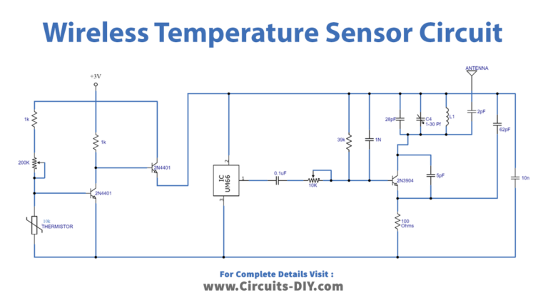 Wireless Temperature Sensor with Thermistor