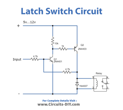 Latch Switch Using Transistors