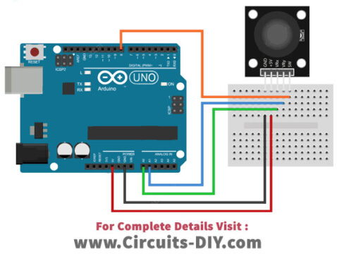 2-Axis Joystick Interfacing with Arduino