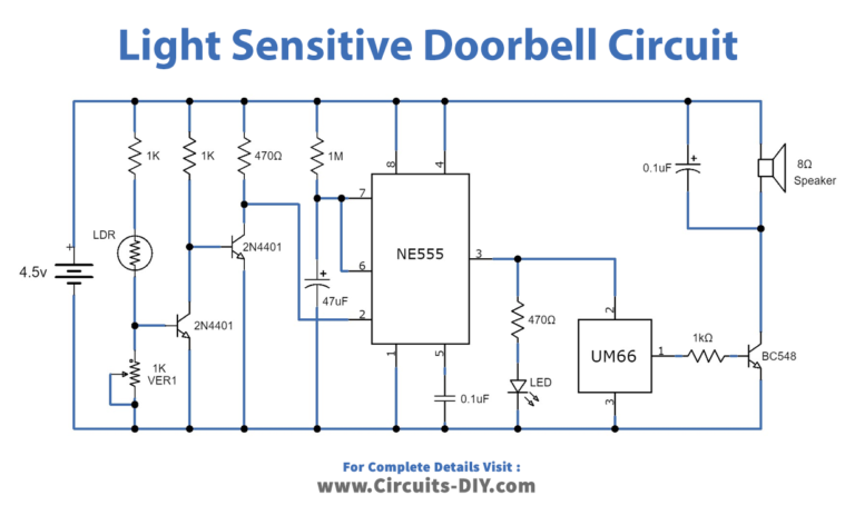 Light Sensitive Visitor Welcome Doorbell