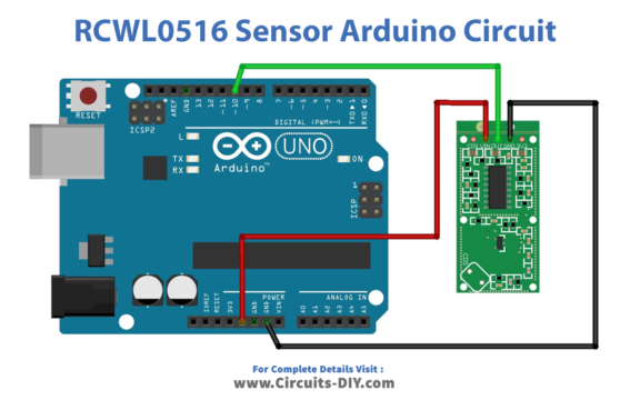 RCWL0516 Microwave Distance Sensor Module with Arduino