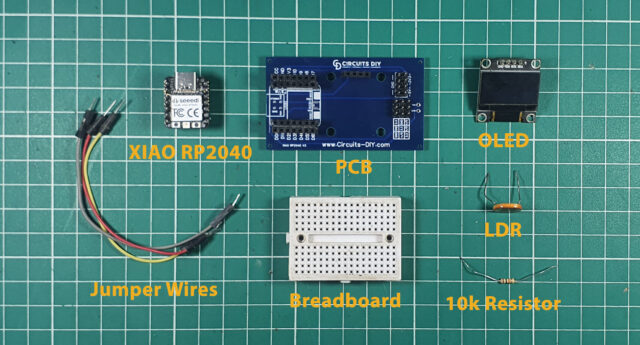 Light Meter using XIAO RP2040 & OLED SSD1306