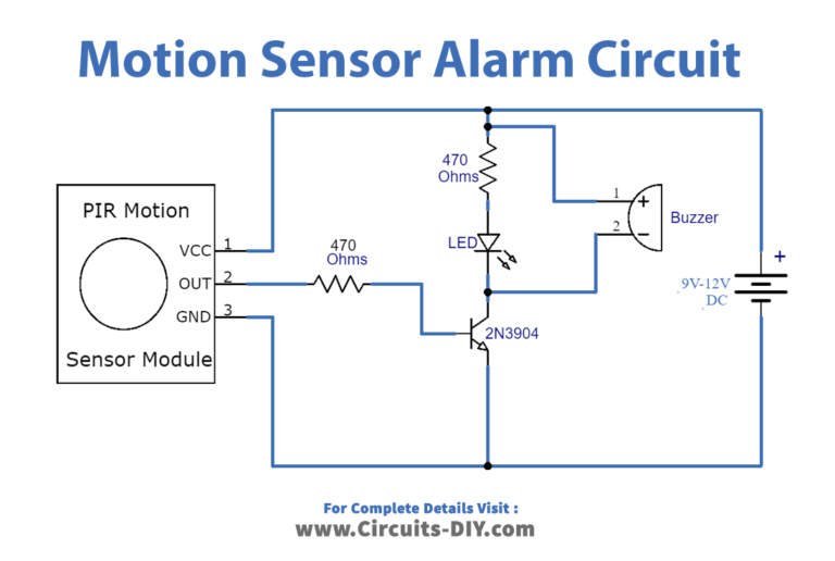 Simple Motion Sensor Alarm Light