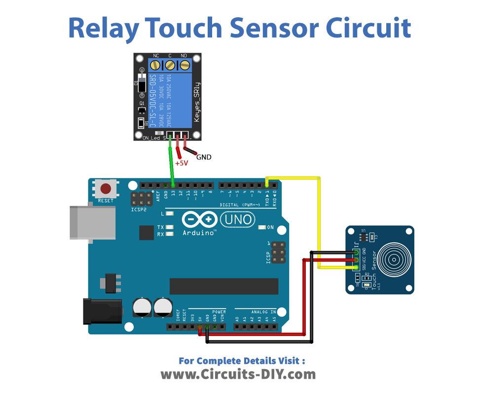 Digital Capacitive Touch Sensor Arduino Interface