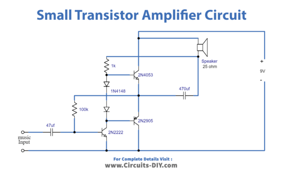 Small Transistor Amplifier Circuit