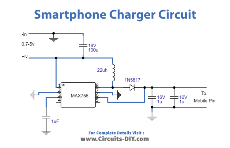 Smartphone Charger Circuit using MAX567