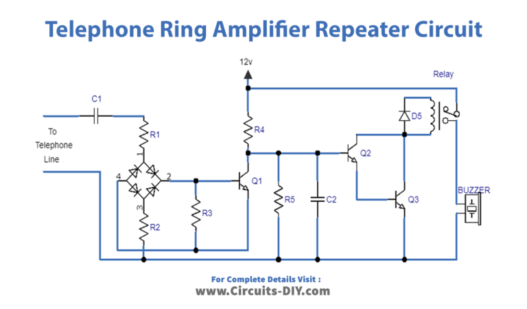 Extended Telephone Ring Amplifier Repeater Circuit