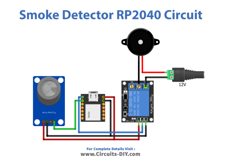 Smoke Detector Using Mq 2 Gas Sensor And Xiao Rp2040 6559