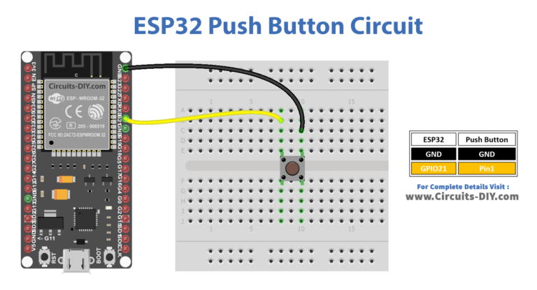 ESP32 Tutorial - Push Button