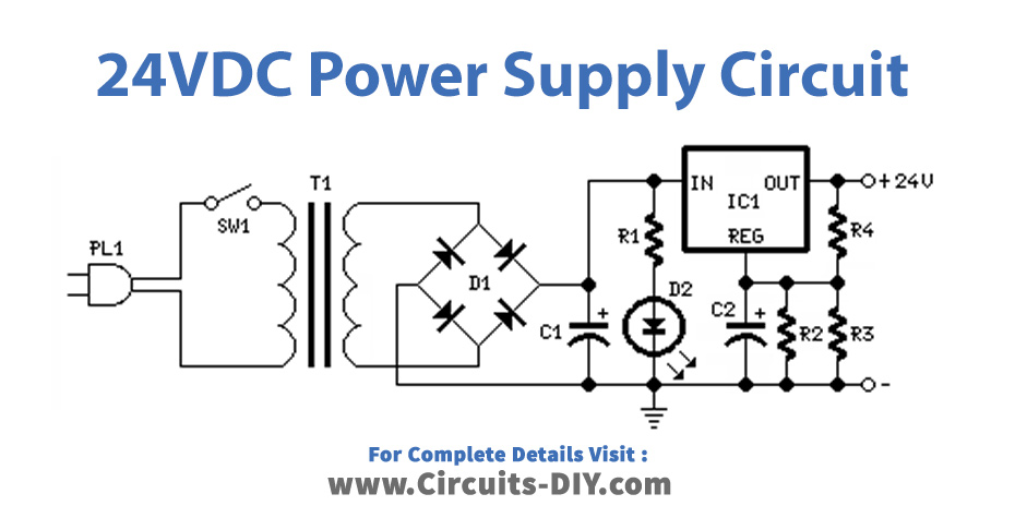 24VDC-Power-Supply-Circuit