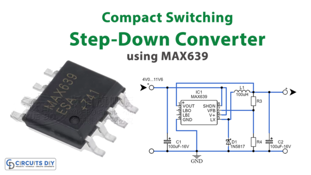 Compact Switching Step-Down Converter using MAX639